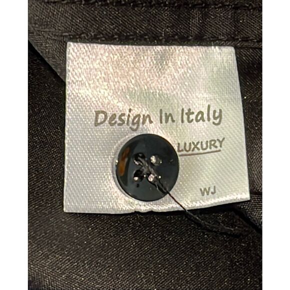 Shield-X Flex Men's Size Large Standard Fit Black Long Sleeve Button Down Shirt - Picture 6 of 8